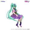 Hatsune Miku Figurine Flower Fairy Cosmos Purple Color 14 cm