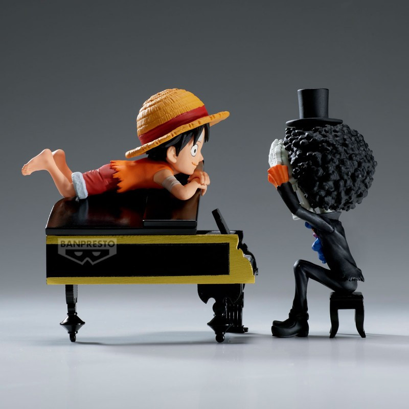 One Piece - Figurine WCF Log Stories : Luffy & Brook