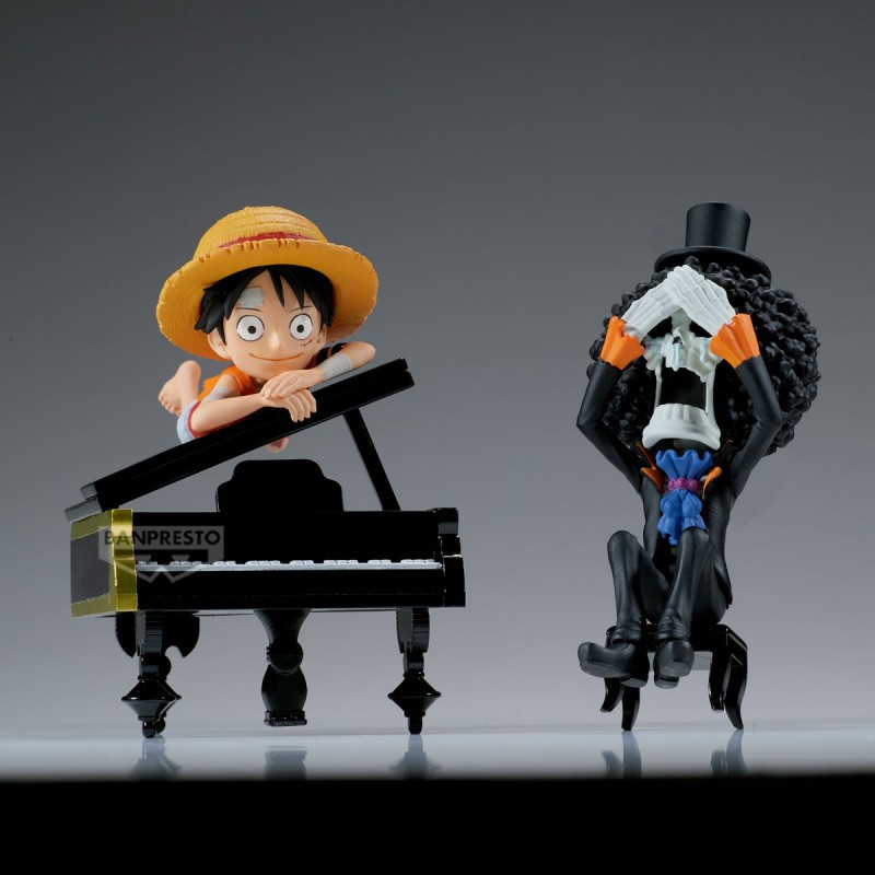 FÉVRIER 2026 : One Piece - Figurine WCF Log Stories : Luffy & Brook