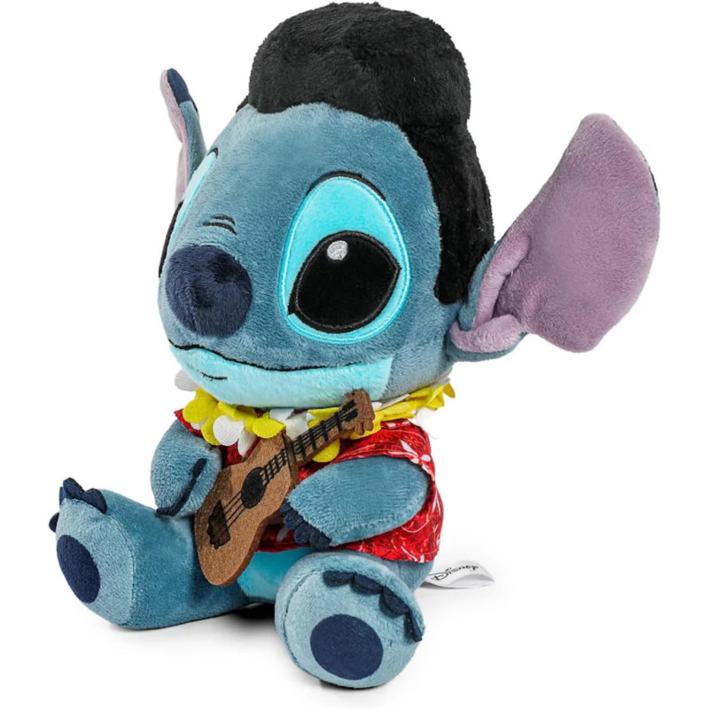 Disney : Lilo & Stitch - Peluche Kidrobot Elvis Stitch Hawaiian 25 cm