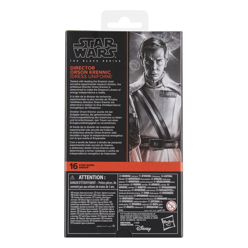 SEPTEMBRE 2025 : Star Wars : Andor - Black Series : Figurine Director Orson Krennic Dress Uniform