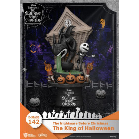 Nightmare Before Christmas - Figurine Diorama D-Stage Jack The King of Halloween 15 cm