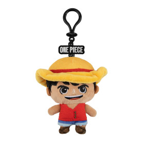 One Piece (Netflix) - Porte-clé bag clip peluche Luffy