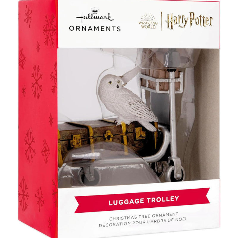 Harry Potter - Ornement de sapin Hedwige valises