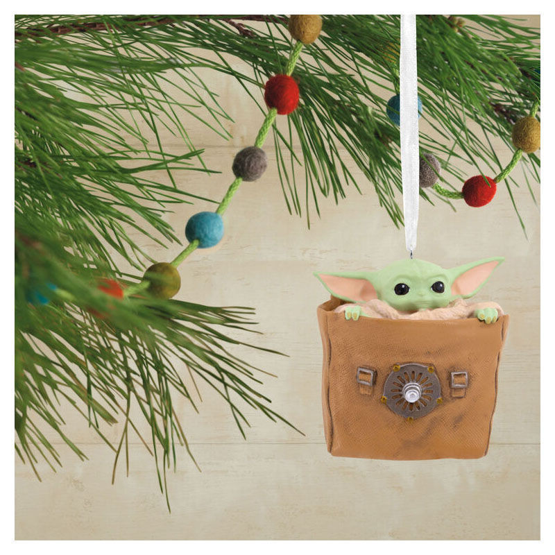 Star Wars : The Mandalorian - Ornement de sapin The Child Grogu Bag