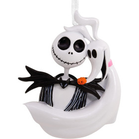 Nightmare Before Christmas - Ornement de sapin Jack & Zero