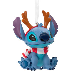 Disney : Lilo & Stitch - Ornement de sapin Stitch Reindeer