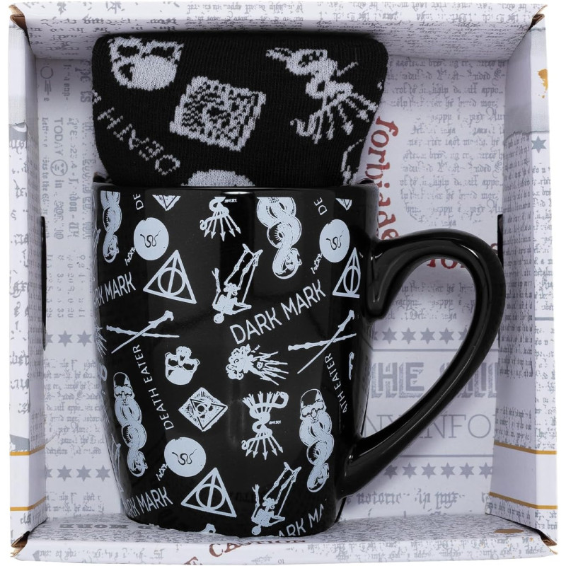Harry Potter - Set cadeau Tasse et Chaussettes Dark Arts