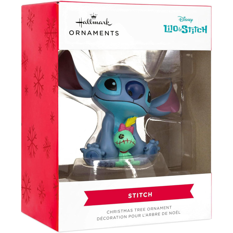 Disney : Lilo & Stitch - Ornement de sapin Stitch & Scrump