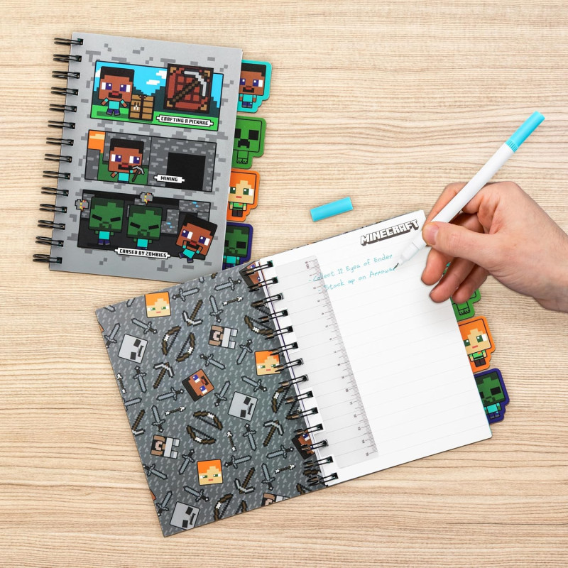 Minecraft - Carnet avec intercalaires