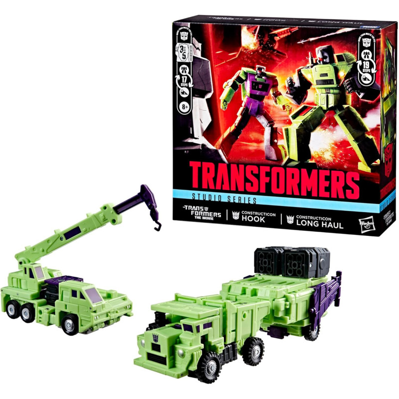 OCTOBRE 2025 : Transformers - Studio Series - Figurines Constructicon Long Haul & Constructicon Hook