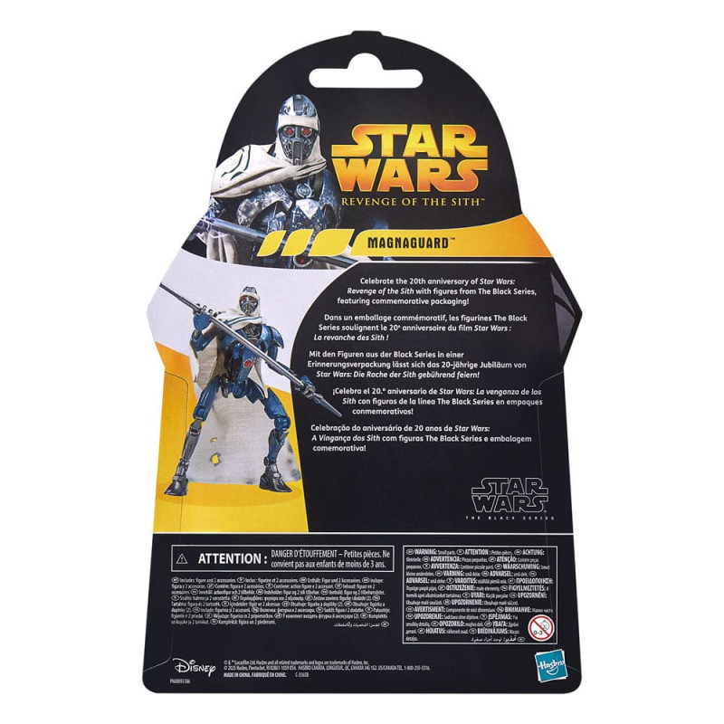 AOUT 2025 : Star Wars : Revenge of the Sith - Black Series - Figurine  20th Anniversary Magnaguard 15 cm
