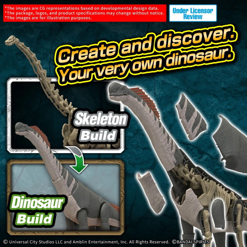 FIN 2025 : Jurassic World - Model Kit Plannosaurus - Titanosaurus