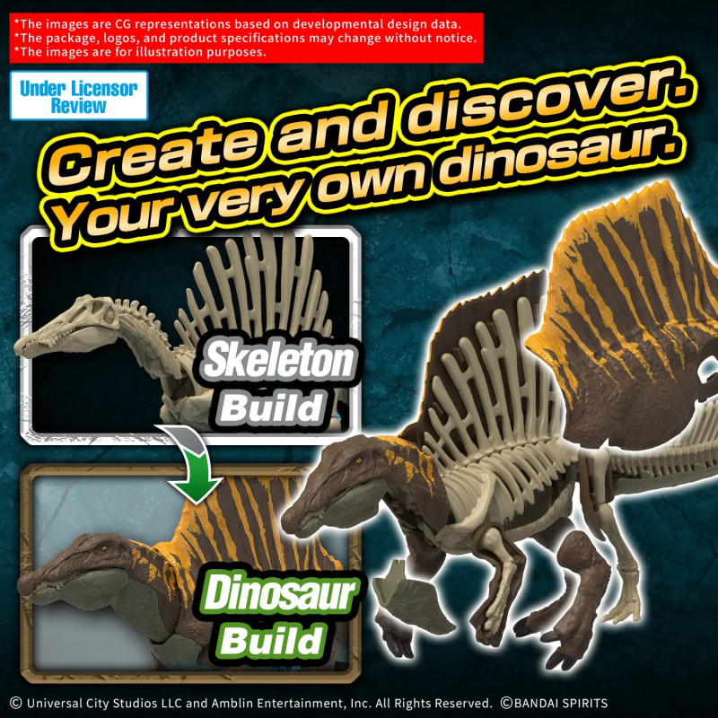 FIN 2025 : Jurassic World - Model Kit Plannosaurus - Spinosaurus