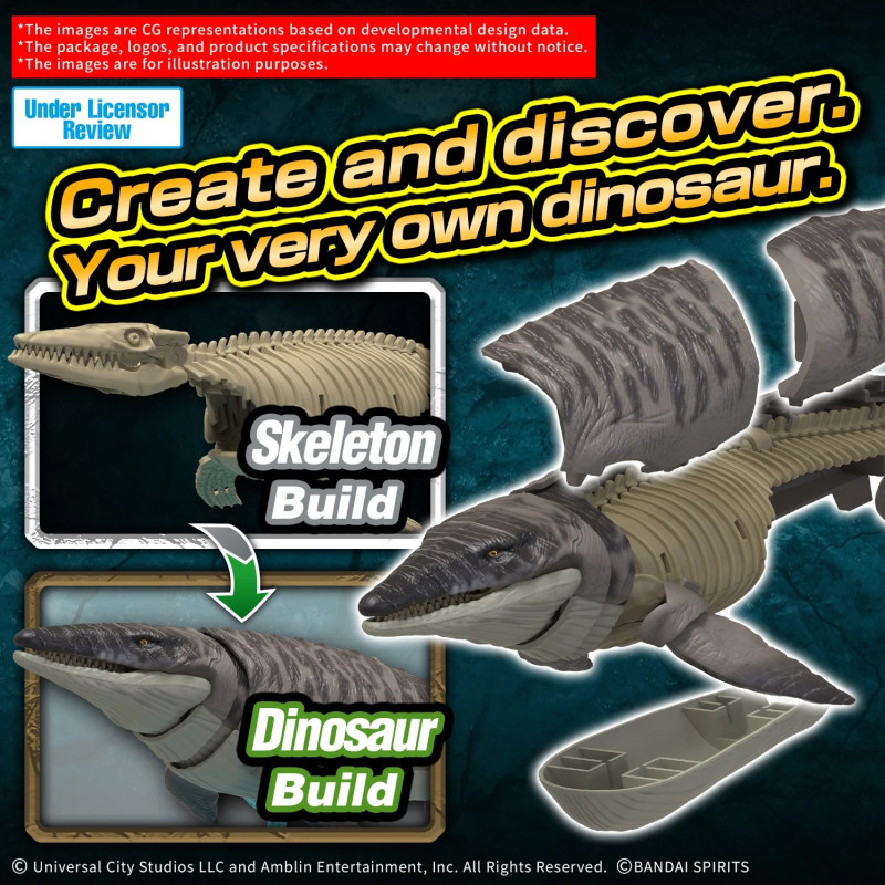 FIN 2025 : Jurassic World - Model Kit Plannosaurus - Mosasaurus