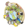 AOUT 2025 : Peanuts (Snoopy) - Aimant interactif Puremind Around The World