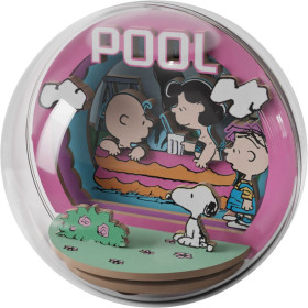 Peanuts (Snoopy) - Mini maquette Wooden Theater Globe Cool Pool