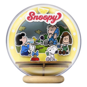 Peanuts (Snoopy) - Mini maquette Wooden Theater Globe Picnic Party