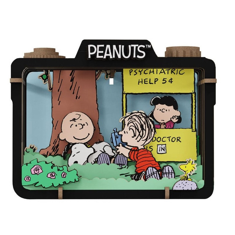 AOUT 2025 : Peanuts (Snoopy) - Maquette Wooden Theater Summer Snapshot