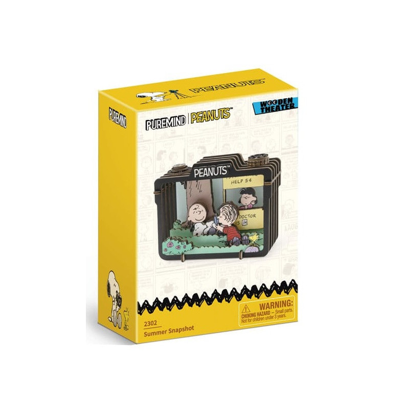 AOUT 2025 : Peanuts (Snoopy) - Maquette Wooden Theater Summer Snapshot