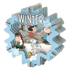 Peanuts (Snoopy) - Maquette Wooden Theater Winter Wonderland