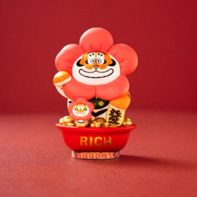 Fat Tiger - Figurine Rich Flower Alexander 20 cm