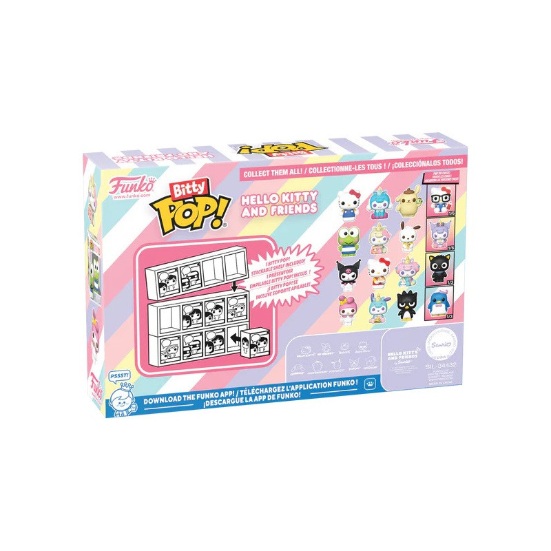 AOUT 2025 : Sanrio - Bitty Pop! - 4-Pack Keroppi