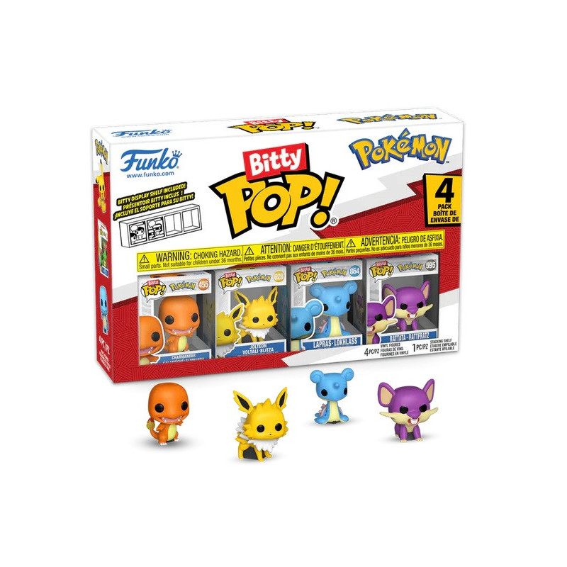 Pokemon - Bitty Pop! - 4-Pack Charmander (Salamèche)