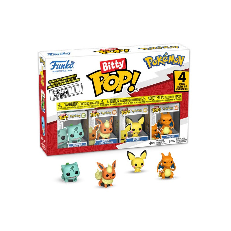 Pokemon - Bitty Pop! - 4-Pack Bulbasaur (Bulbizarre)