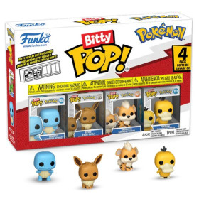 Pokemon - Bitty Pop! - 4-Pack Squirtle (Carapuce)