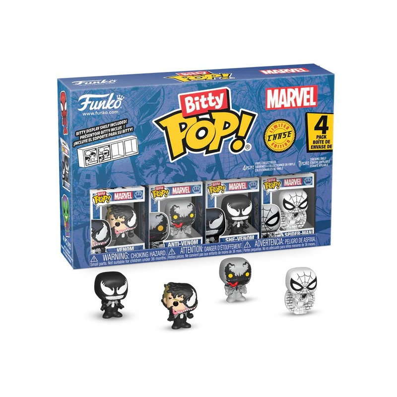 Marvel : Spider-Man - Bitty Pop! - 4-Pack Venom