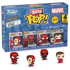 Marvel : Spider-Man - Bitty Pop! - 4-Pack Spider-Man