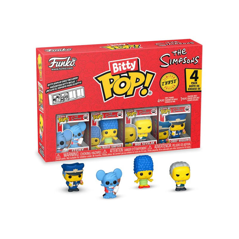 The Simpsons - Bitty Pop! - 4-Pack Itchy