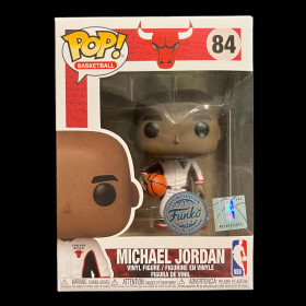 NBA - Pop! - Michael Jordan Bulls White Warmup n°84 exclusive