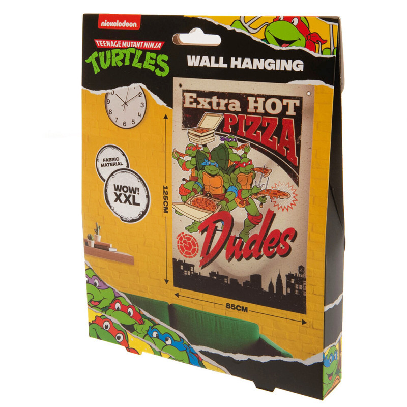 Tortues Ninja - TMNT - Bannière murale tissu