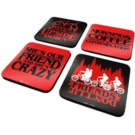 Stranger Things - Set de 4 sous-verres