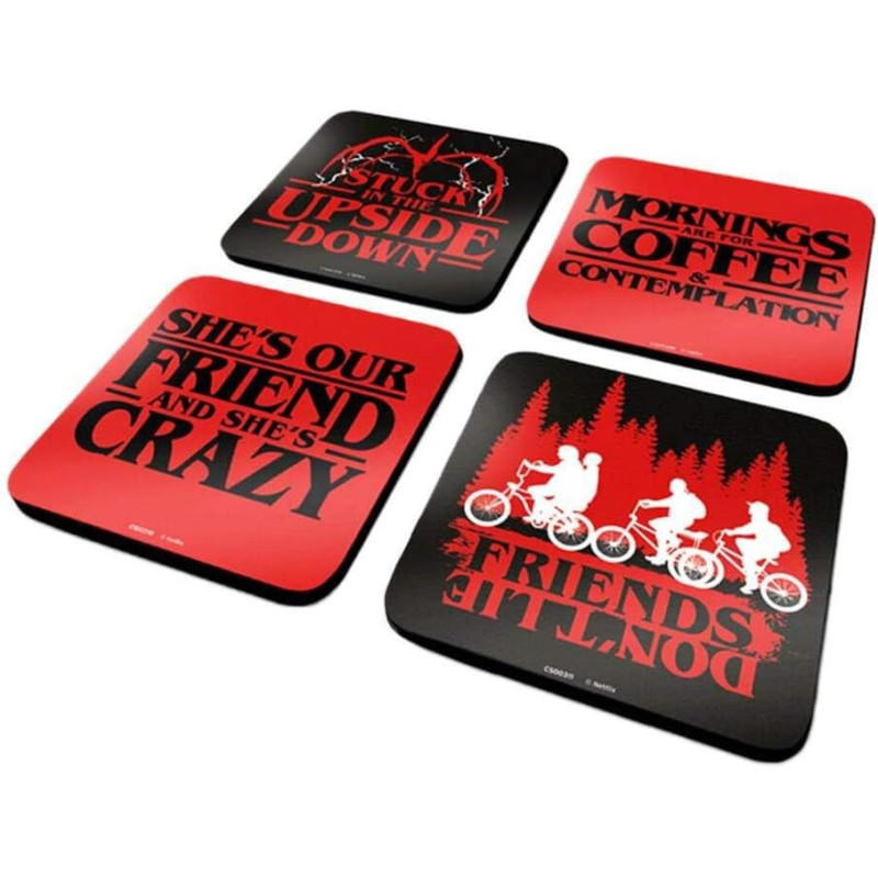 Stranger Things - Set de 4 sous-verres