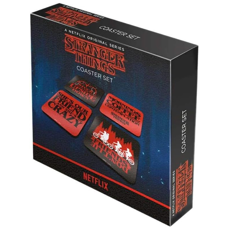 Stranger Things - Pack de 4 sous-verres