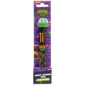 Tortues Ninja - TMNT -  Stylo bille 8 couleurs