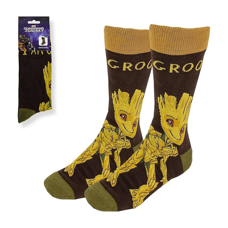 Marvel - Chaussettes Groot en grand 38/45