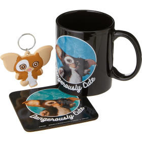 Gremlins - Set porte-clé, mug et sous-verre Gizmo