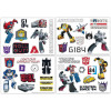 Transformers - Set stickers tech decals Autobots & Decepticons