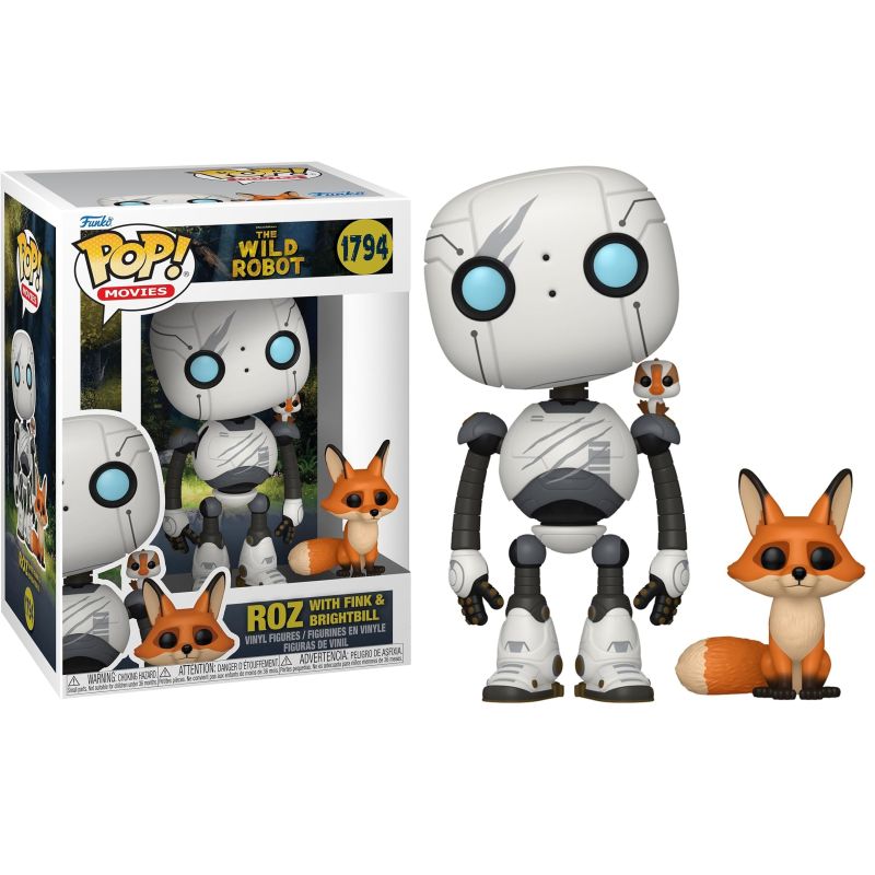 MAI 2025 : The Wild Robot - Pop! - Roz with Brightbill and Fink n°1794