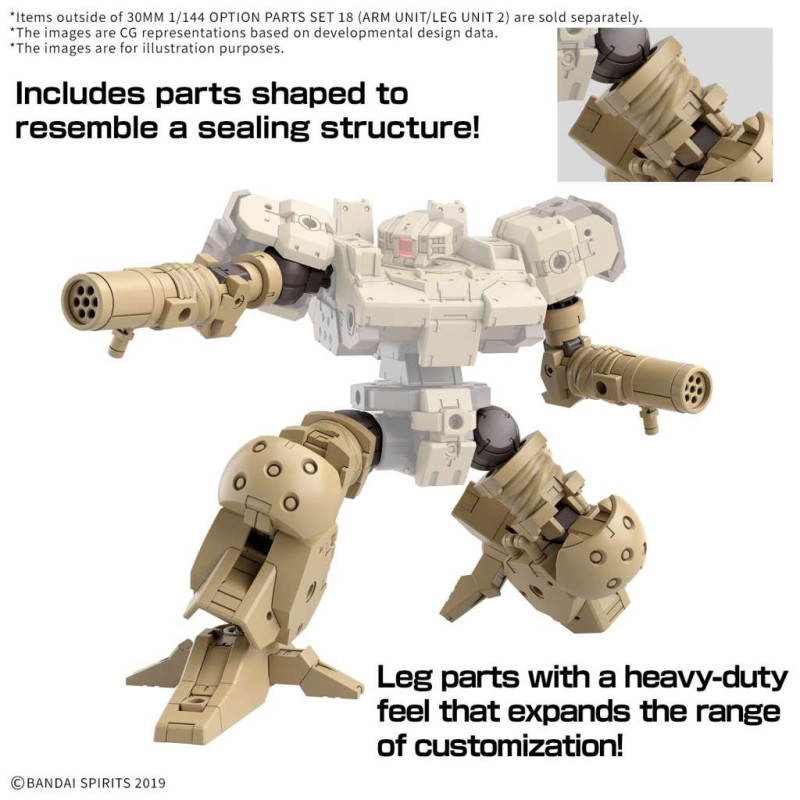 30MM - 30 Minutes Mission - 1/144 Option Parts Set 18 (Arm Unit / Leg Unit 2)