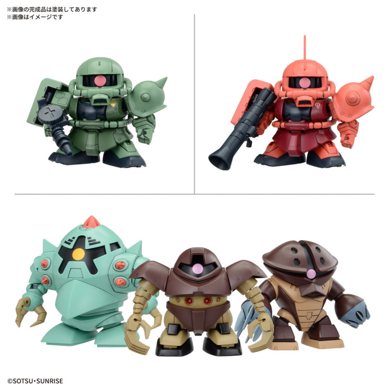 Gundam - BB Senshi Gundam Zeon Army MS Set