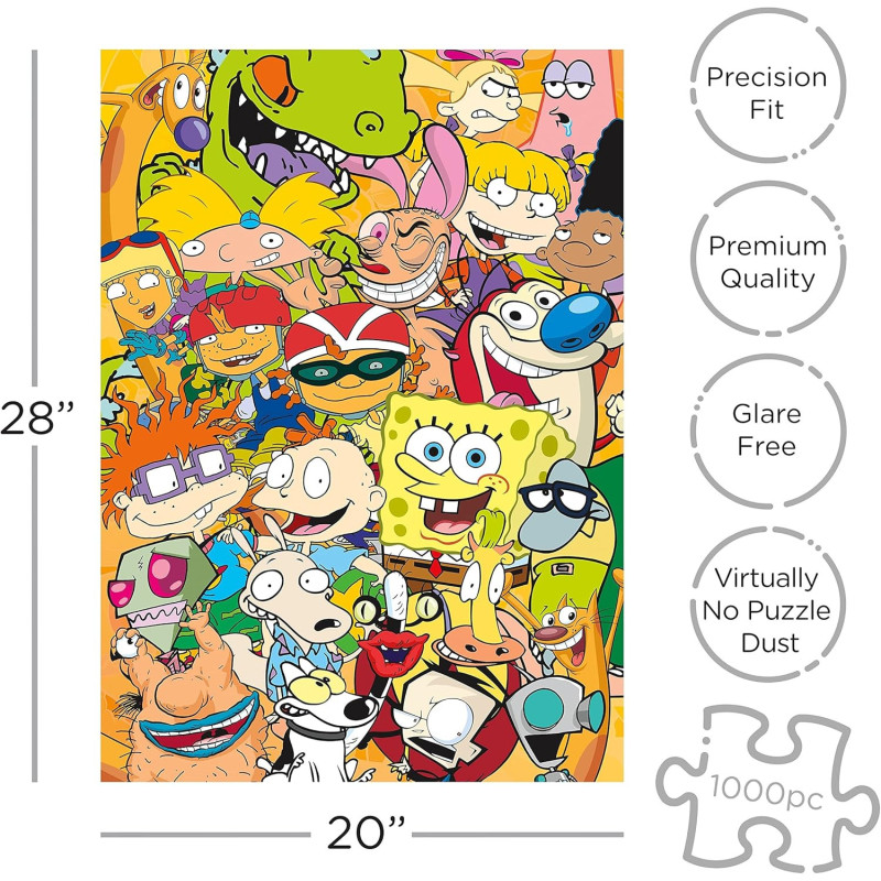 Nickelodeon - Puzzle 1000 pièces Cast