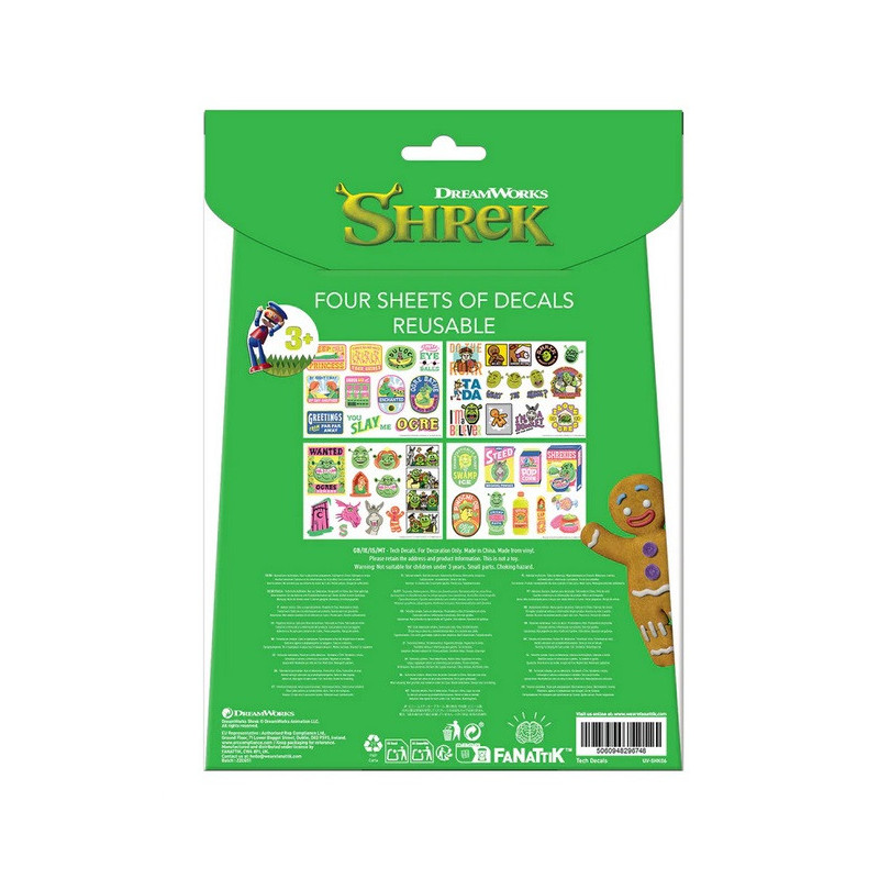 Shrek – Autocollants Tech Vinyle – Fanattik