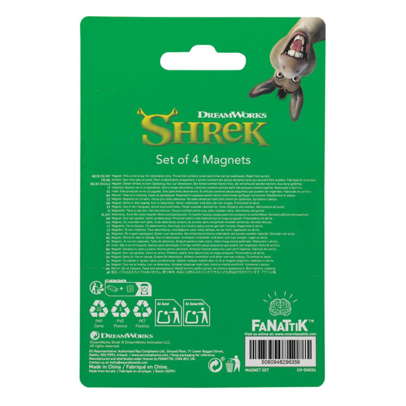 NOVEMBRE 2025 : Shrek - Set de 4 aimants