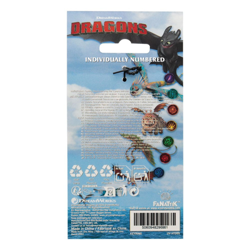 SEPTEMBRE 2025 : How To Train Your Dragon - Porte-clé Night Fury 9995 exemplaires