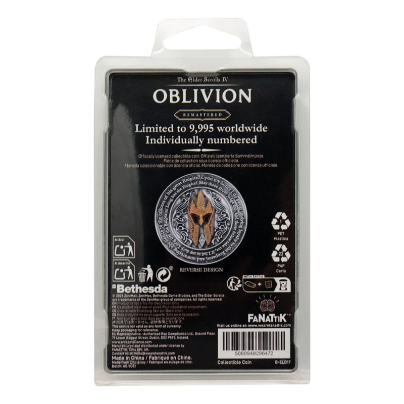 FaNaTtik – Pièce collector Oblivion Imperial City 9995ex